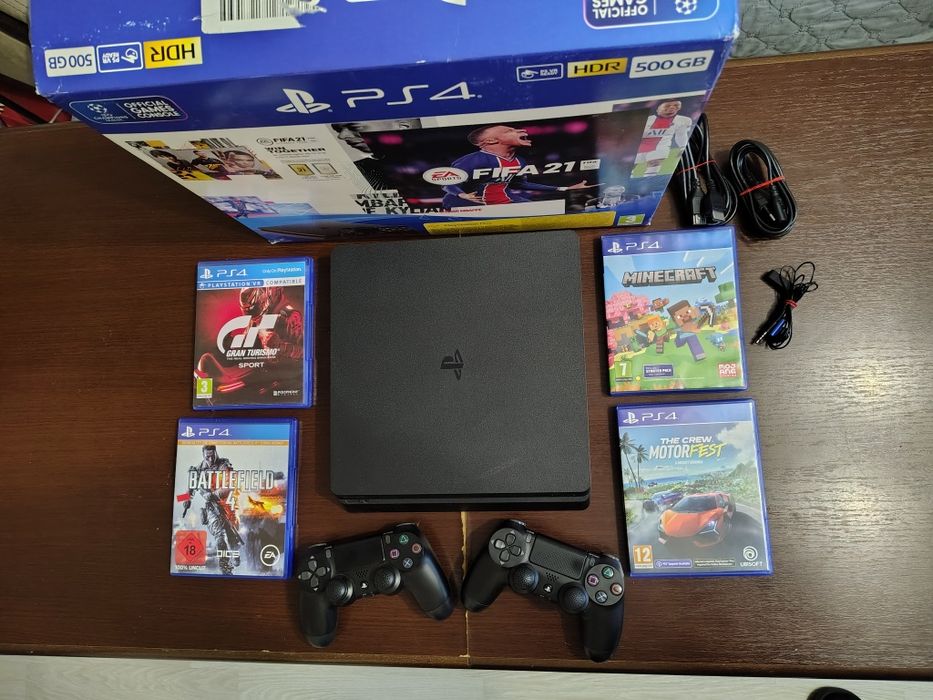 Playstation 4 slim 500 gb, плейстейшън