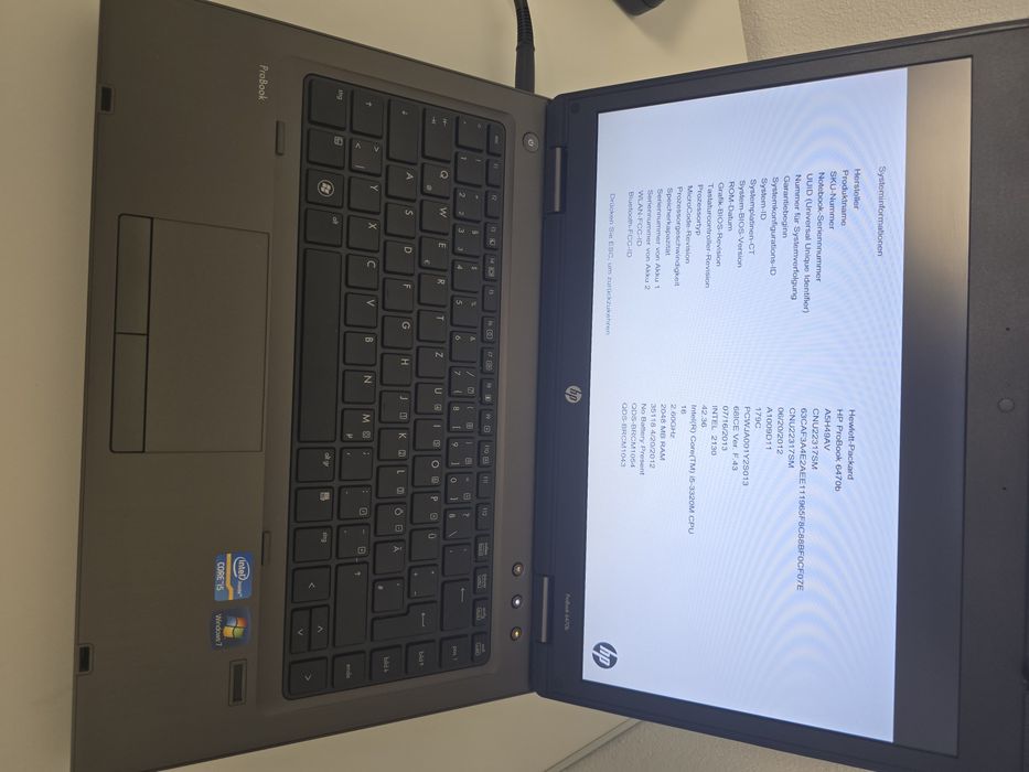Laptop HP Probook 6470b
