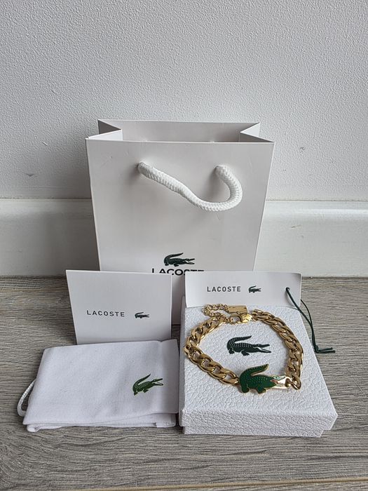 Bratara Lacoste 21cm, Auriu