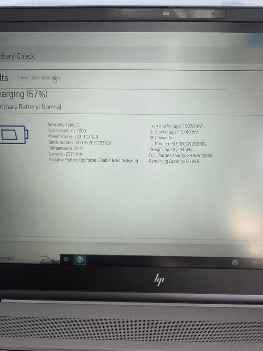 Laptop HP ZBook Fury 15 G7 Mobile Workstation i7-10850H