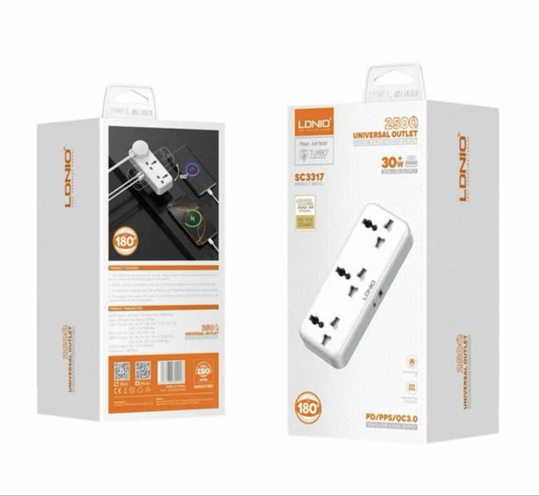 Портативный удлинитель LDNIO SC3317