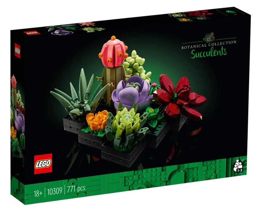 Lego Botanical - 10329 Tiny Plants, 10309 Succulents, 10281 Bonsai Tree