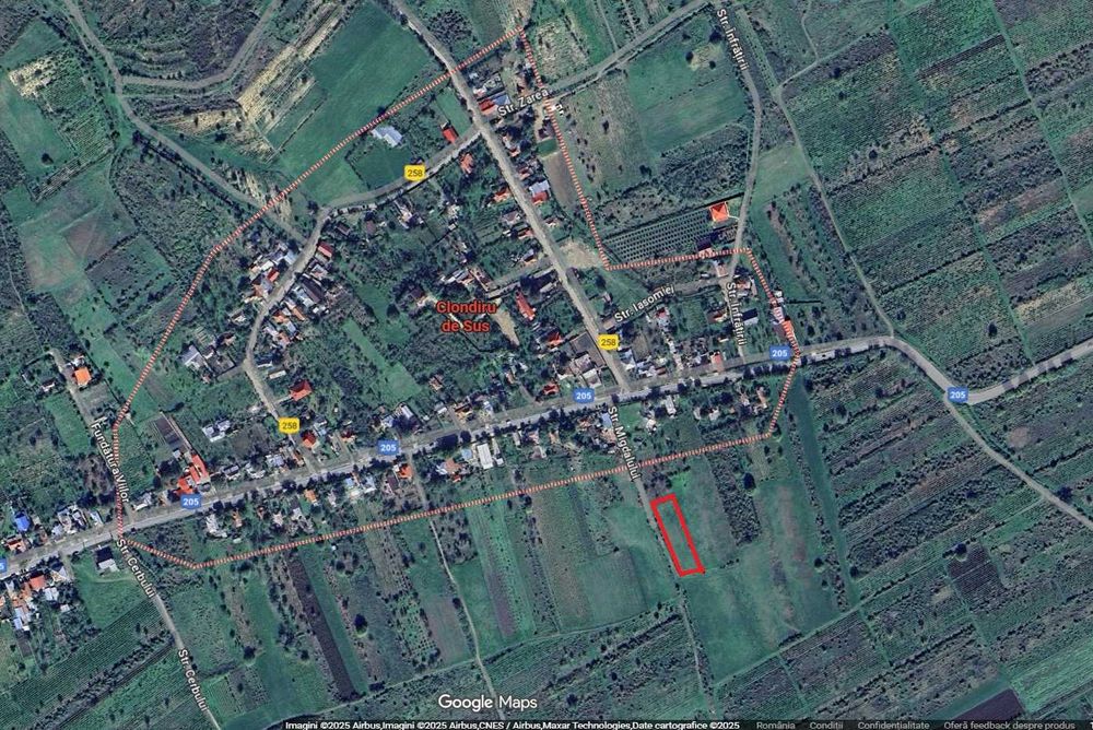 Teren arabil 1.600 mp – Clondiru de Sus, Pietroasele – acces la drum