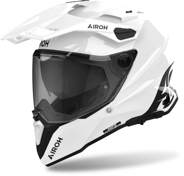Airoh Каска Commander 2 НОВО бяла гланц черен мат мото мотор