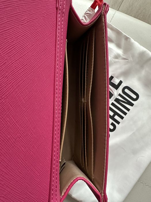 Розова чанта Love Moschino