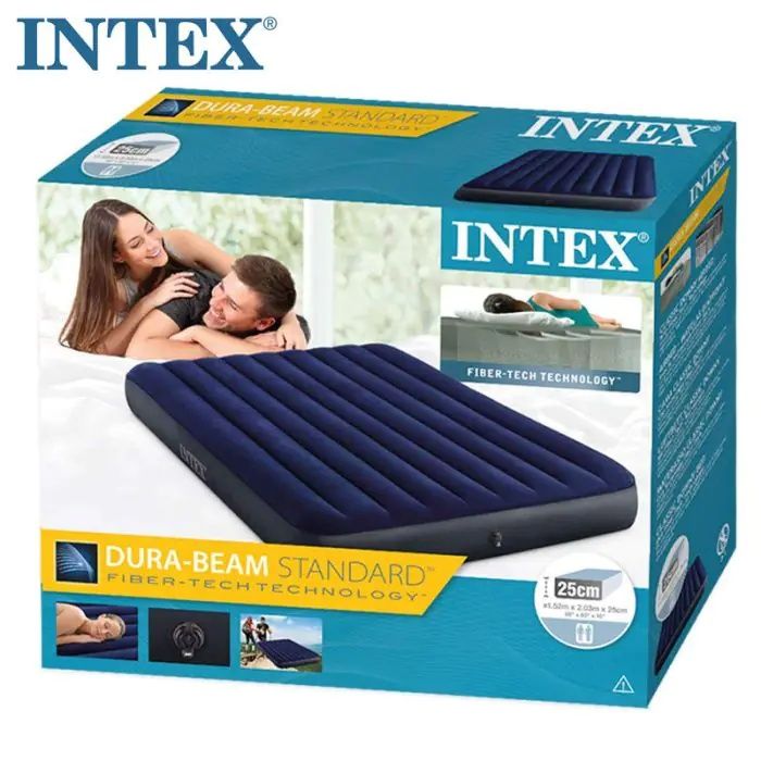 Надуваем матрак Classic Downy Bed - 152 x 203 x 25 cm 2 броя