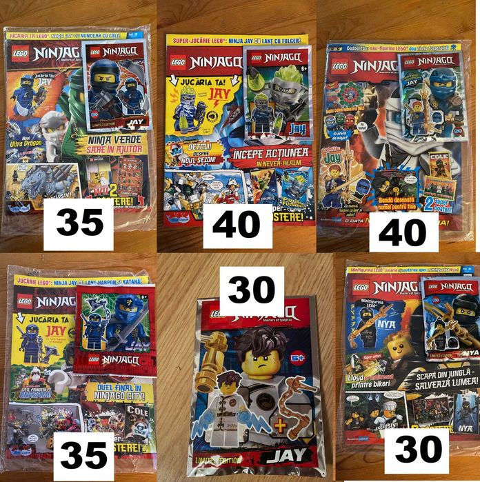 Colectie Reviste LEGO NinjaGO NOU/Sigilate