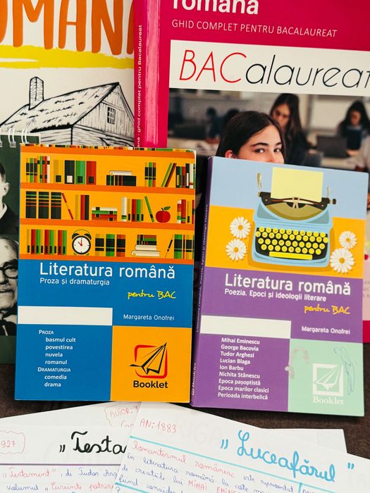 Vând cărți pentru BAC la română!