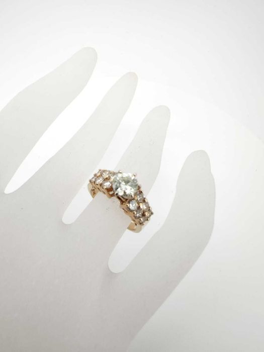 Inel aur 14k cu diamante 1,65ct