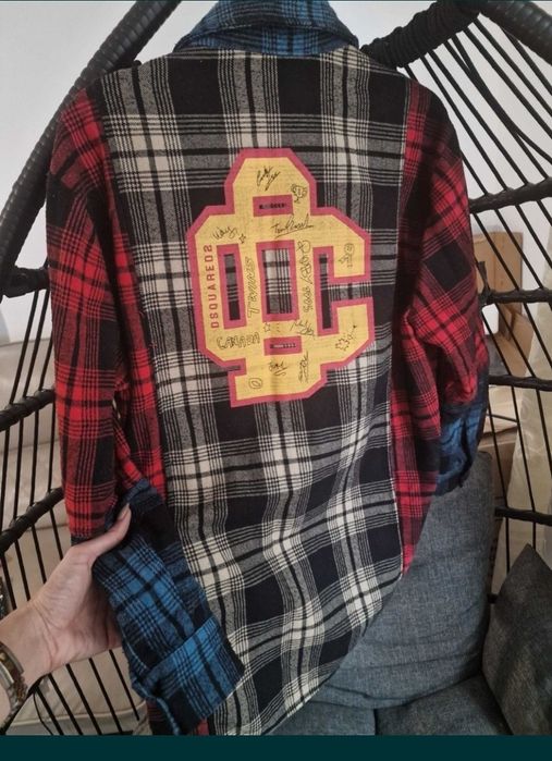 Страхотна дънкови риза Celine & Dsquared