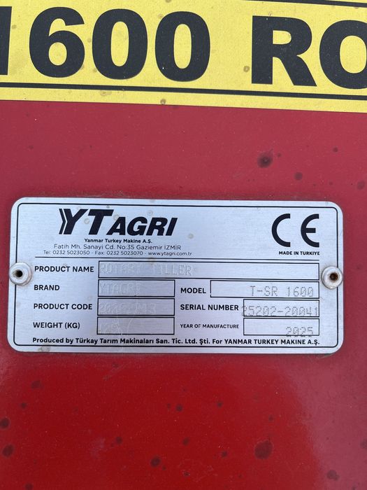 Freza de sol Yanmar YTagri 1600 50cp