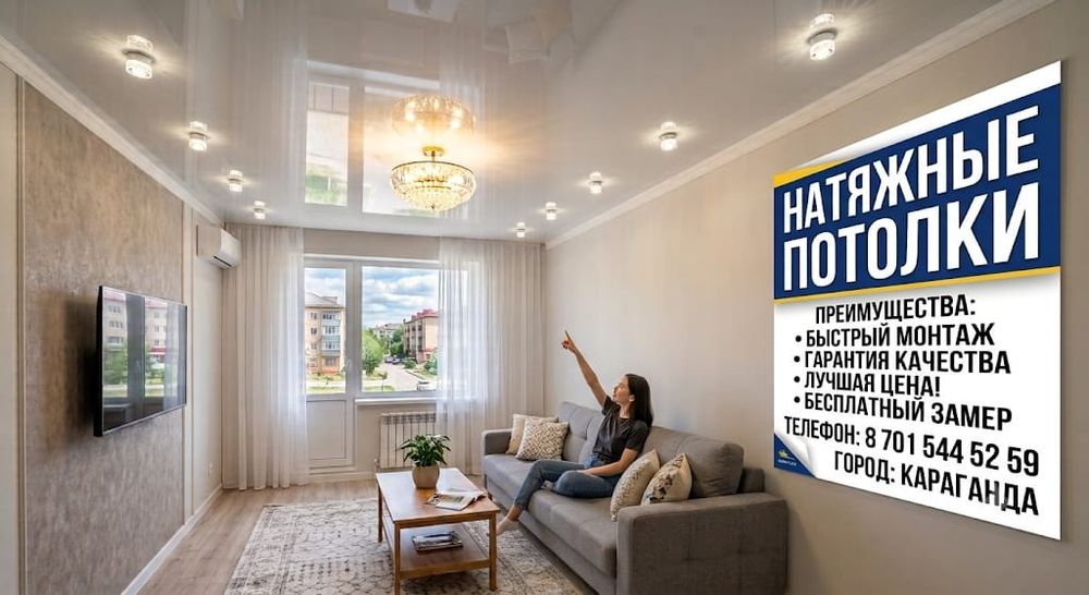 Натяжные потолки