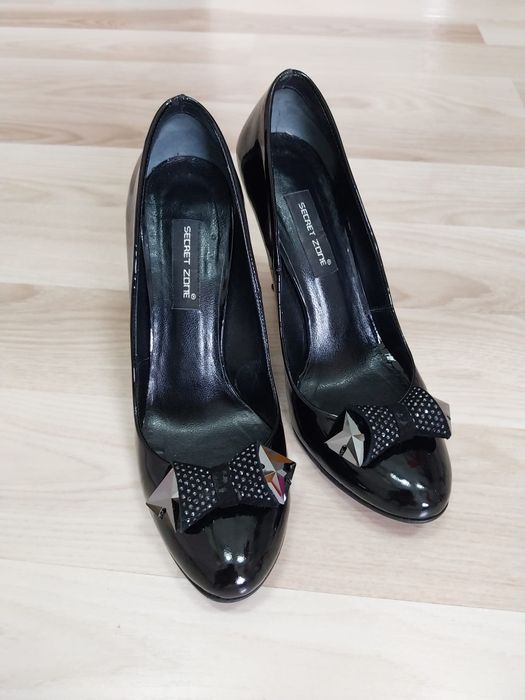 Pantofi dama piele cu toc