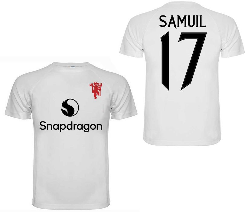 ФЕН тениски Манчестър / Manchester United с ИМЕ и НОМЕР по ТВОЙ избор!