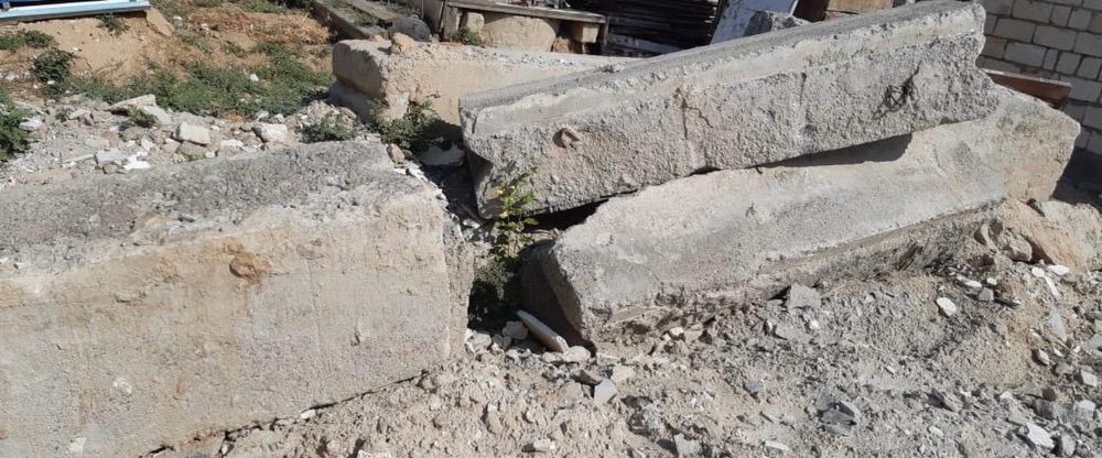 Блок фундамента