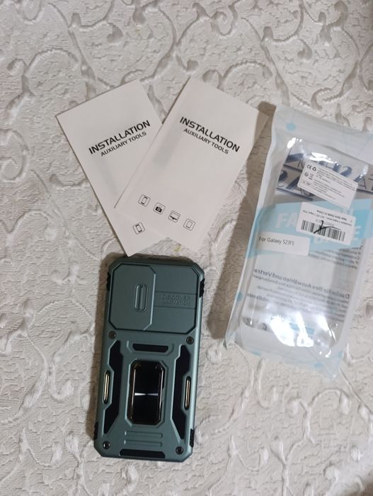 Удароустойчив кейс за galaxy s23 с 2 протектора в комплектам