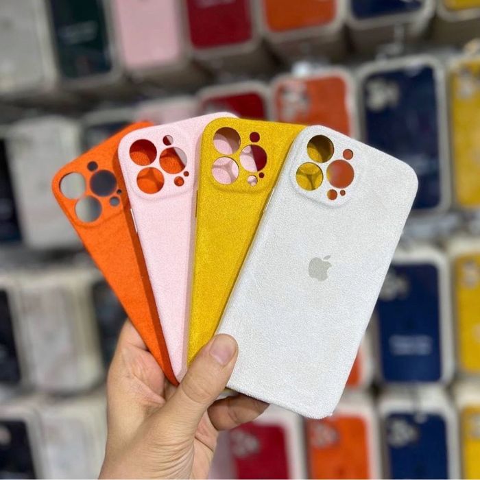 Кейс за iPhone 13/13 Pro/13 Pro Max Алкантара кейс