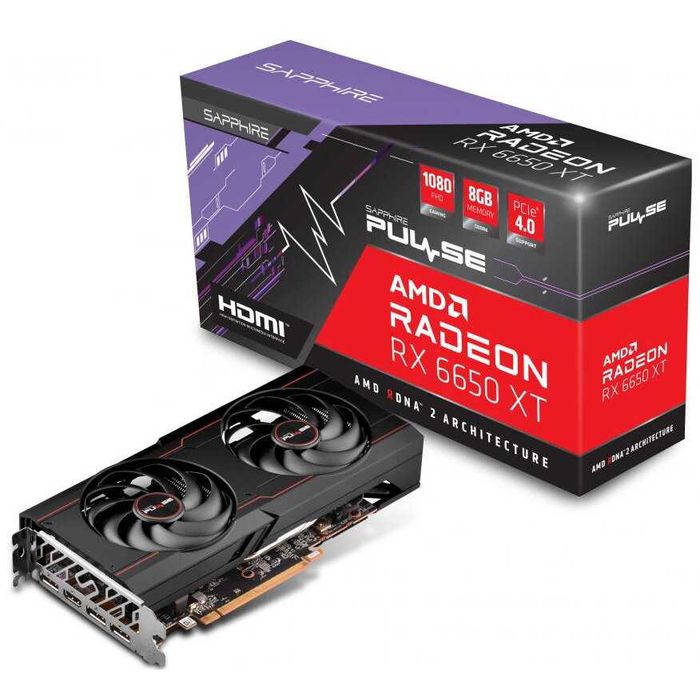 Placa video Sapphire AMD Radeon RX 6650 XT PULSE 8GB, GDDR6