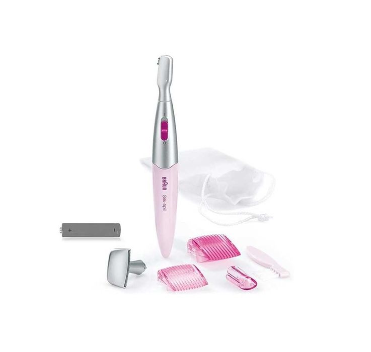 Прецизен тример Braun Silk-Epil FG1100, розов, за бикини линия