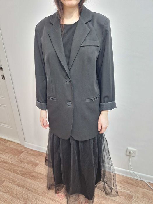 Платье чёрное вечернее, размер 42-44