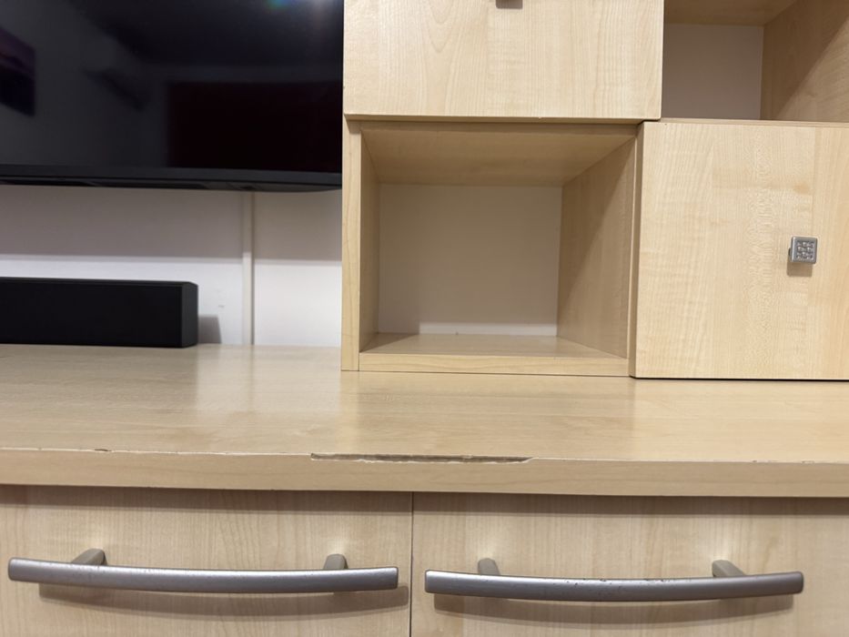 Bibloteca living pal culoare stejar