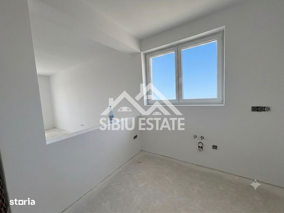Apartament 2 camere, 54 mp + balcon 6 mp,la 10 min de centrul Sibiului