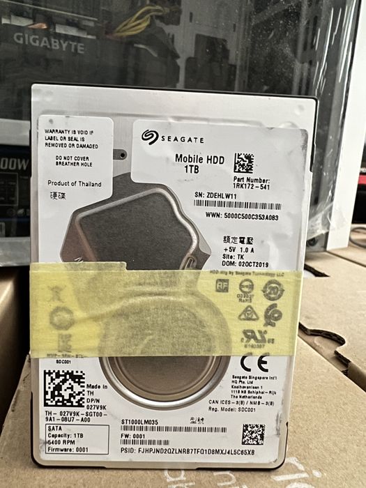 Жесткий диск от ноутбука 1ТВ в количестве