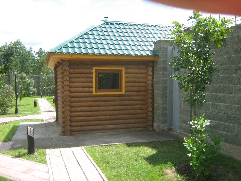 Строительство деревянной бани