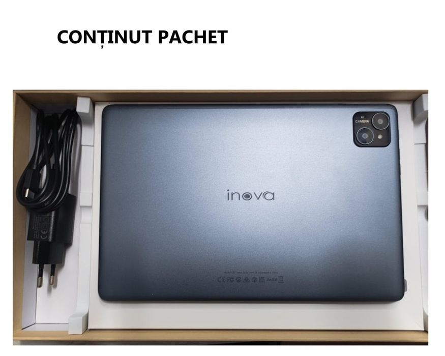 Tableta INOVA® TAB11, Octa-Core, 10.1", Android 13, 4GB RAM, 128GB ROM