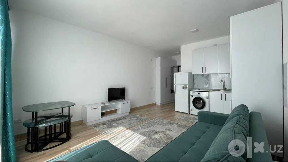 ЖК Besh Chinor 1 комнатная 28м2 Евроремонт Махтумкули улица IT Park