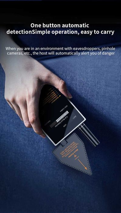 WT10 — Профессионал анти‑шпион: Я ширин камера, GSM, GPS, Wi‑Fi топади