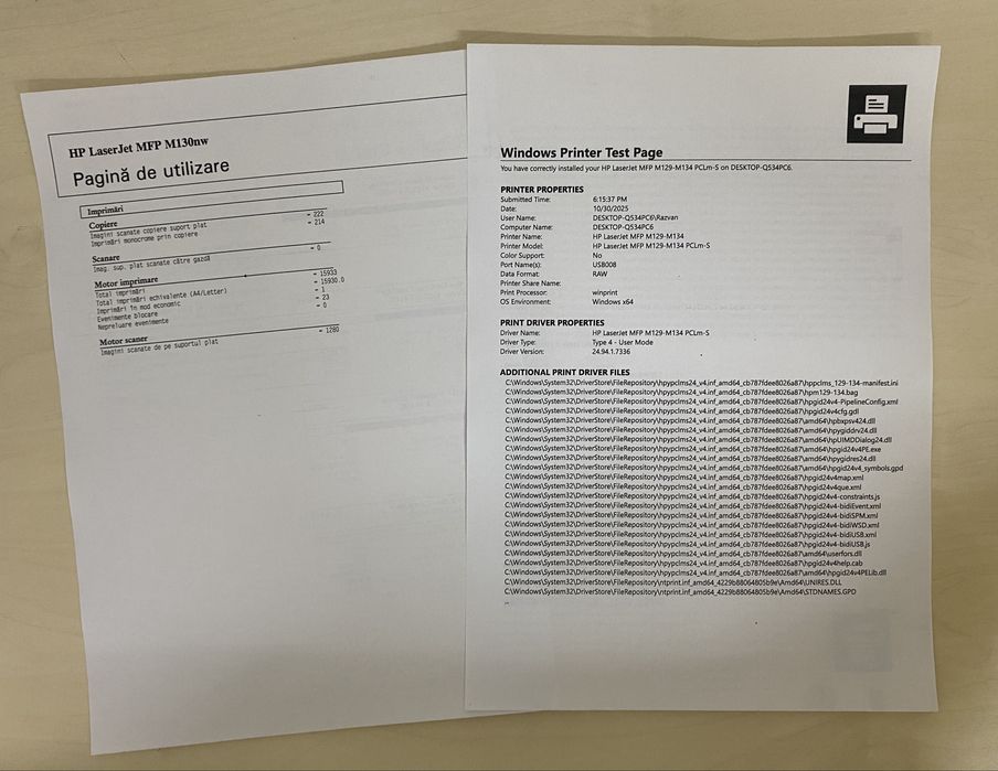 Multifunctionala wireless HP M130nw