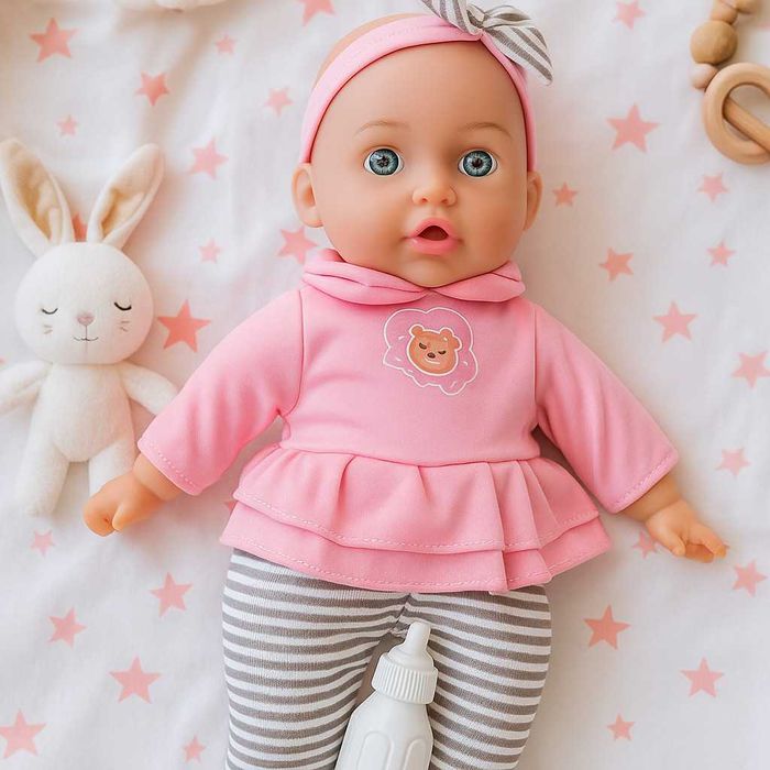 Реалистично говорещо бебе с аксесоар шише