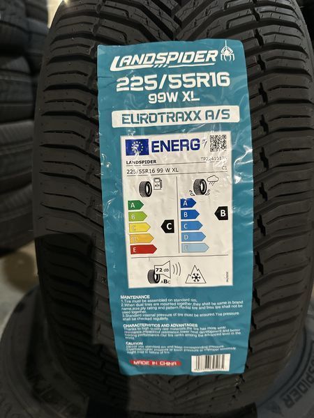 Нови всесезонни гуми LANDSPIDER 225/55R16 99W XL БОРД 2255516