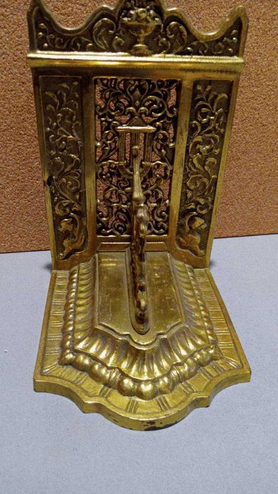 изключителен колекционерски месингов книгоразделител