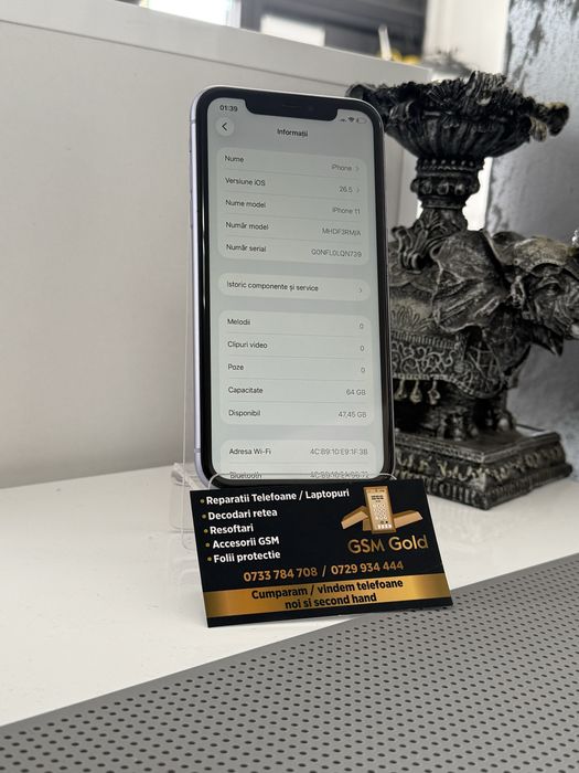 Vand iphone 11 de 128 gb baterie 100% ca nou