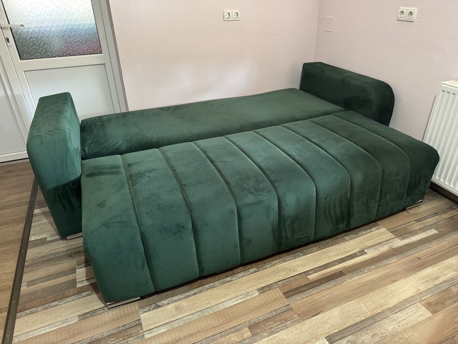 Canapea extensibila 3 locuri, Diego cu lada de depozitare 230x92x90 cm