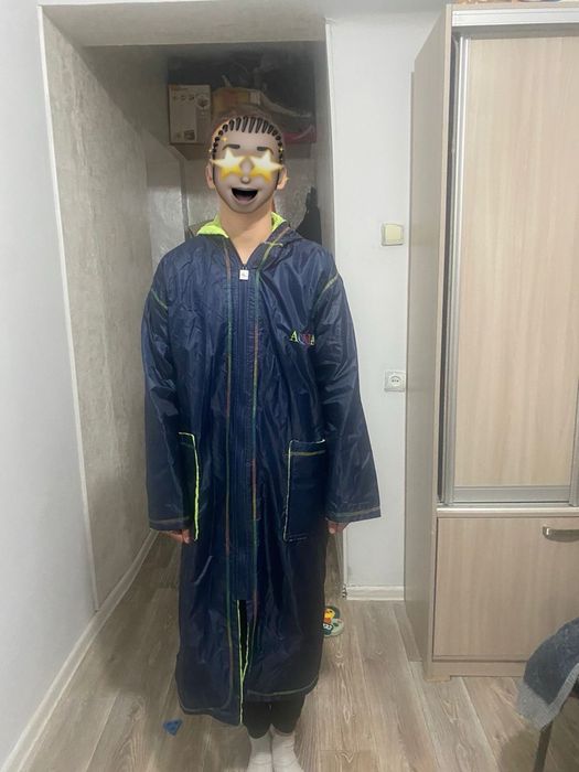 Махровый халат (дождевик)