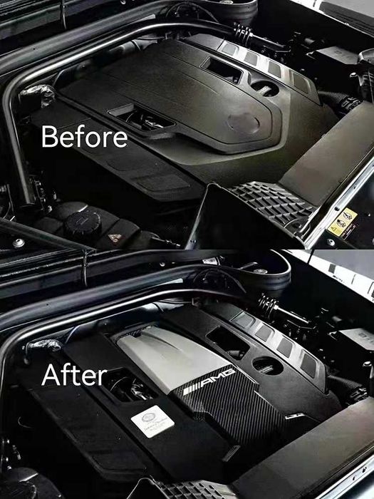 Карбон капак за двигател BRABUS за G500 W464 от 2019 г. >