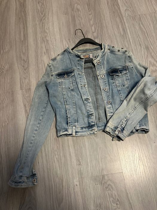 Късо дънково яке