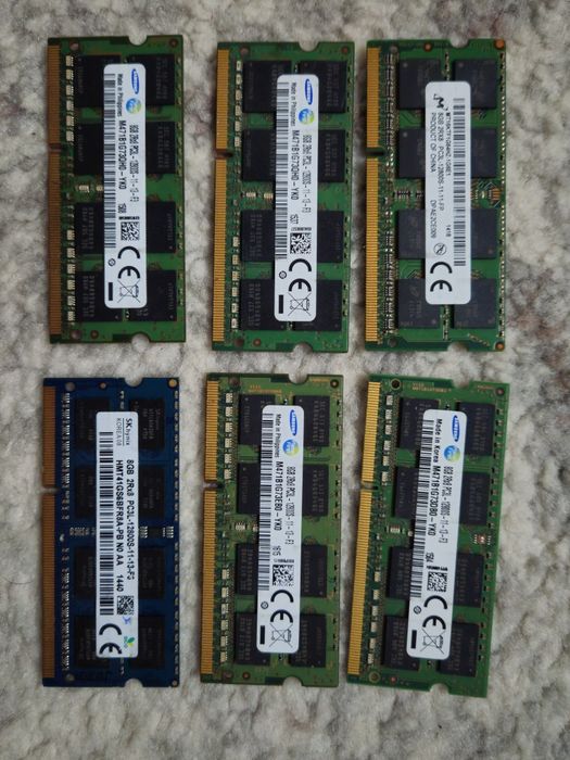 DDR3 si laptop 8GB PC3 si PC3L 1.5V si 1.35V testate