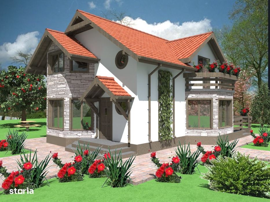 Casă nouă cu 5 camere