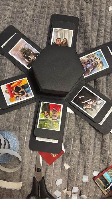 Cutie cadou exploziva cu poze