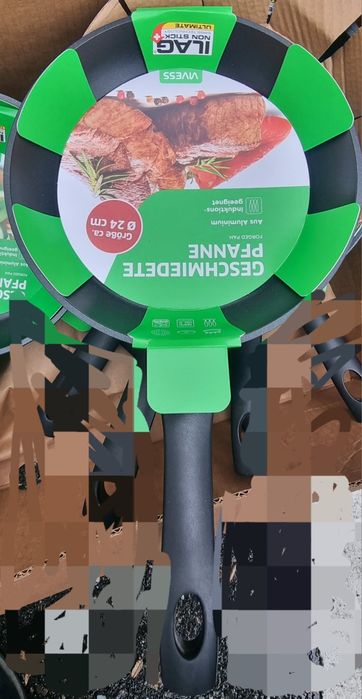 тигани  от кован Алуминий 20 и 24см Vivess