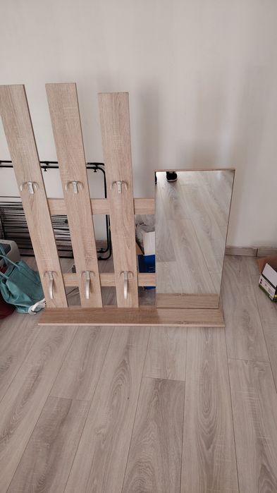 Cuier Lyon, Stejar Sonoma, L 85 x l 24 x H 180 cm