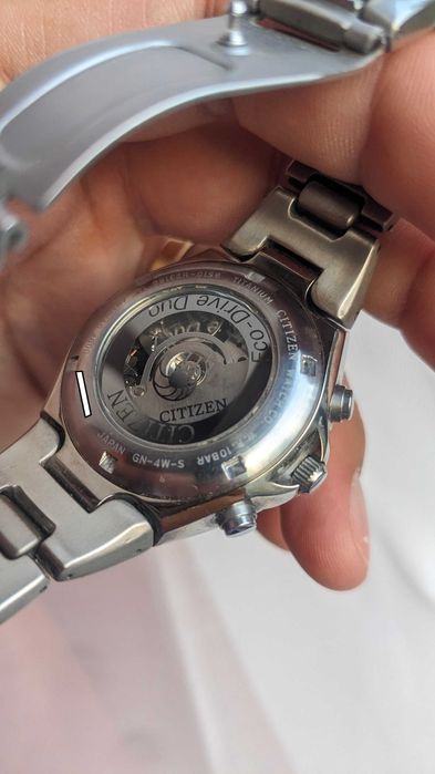 Ceas Citizen Attesa Titanium Eco-Drive Duo (kinetic si solar) B510