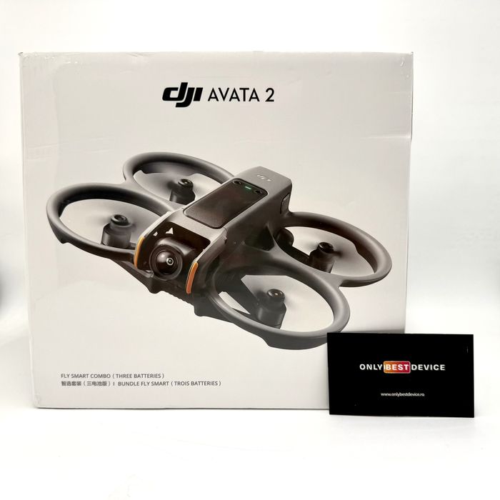 Drona DJI Avata 2 Fly Smart Combo 3 baterii