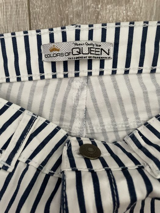 Pantaloni navy cu talie inalta nr.Xs