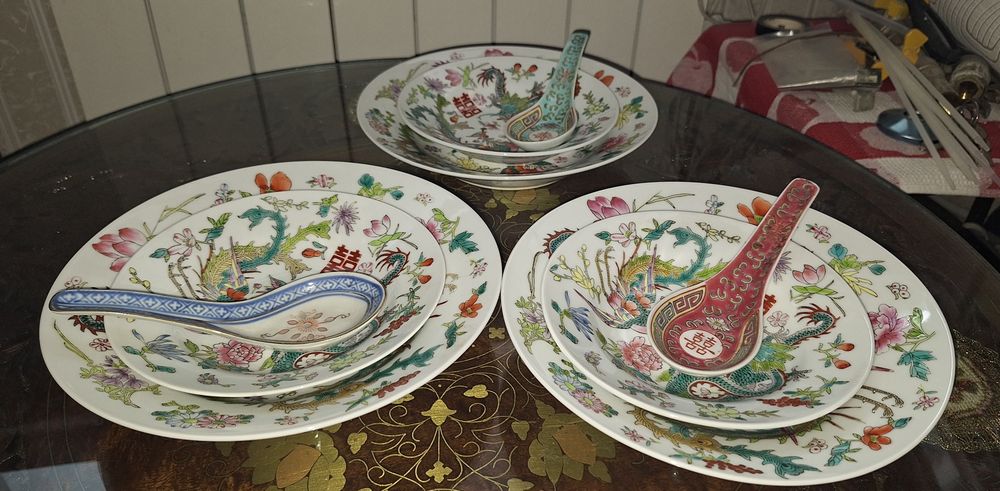 Set portelan dragoni