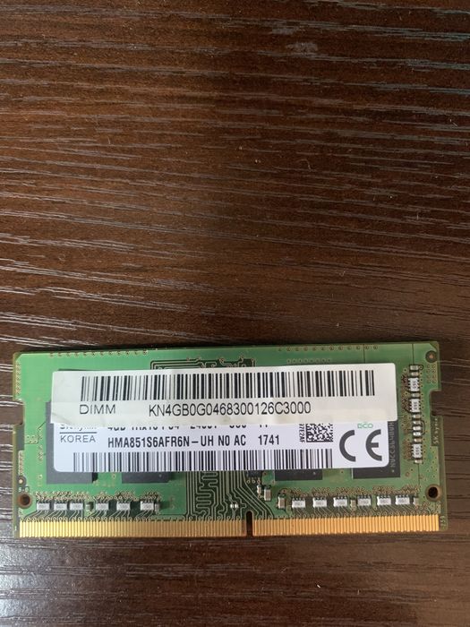DDR-3 4гб для ноутбука, DDR-4  4гб